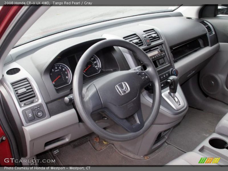 Gray Interior - 2008 CR-V LX 4WD 