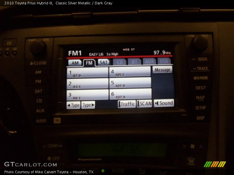 Classic Silver Metallic / Dark Gray 2010 Toyota Prius Hybrid III