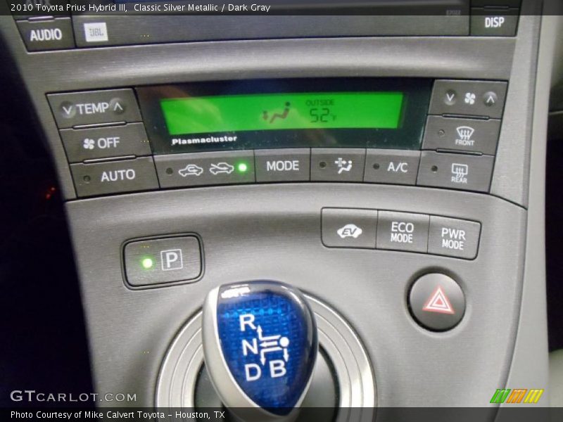Classic Silver Metallic / Dark Gray 2010 Toyota Prius Hybrid III