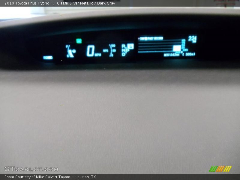 Classic Silver Metallic / Dark Gray 2010 Toyota Prius Hybrid III