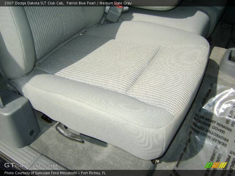 Patriot Blue Pearl / Medium Slate Gray 2007 Dodge Dakota SLT Club Cab