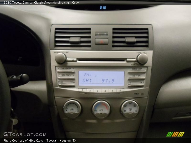 Classic Silver Metallic / Ash Gray 2010 Toyota Camry