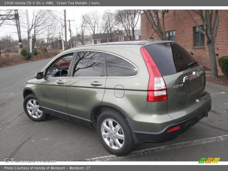 Green Tea Metallic / Ivory 2008 Honda CR-V EX-L 4WD