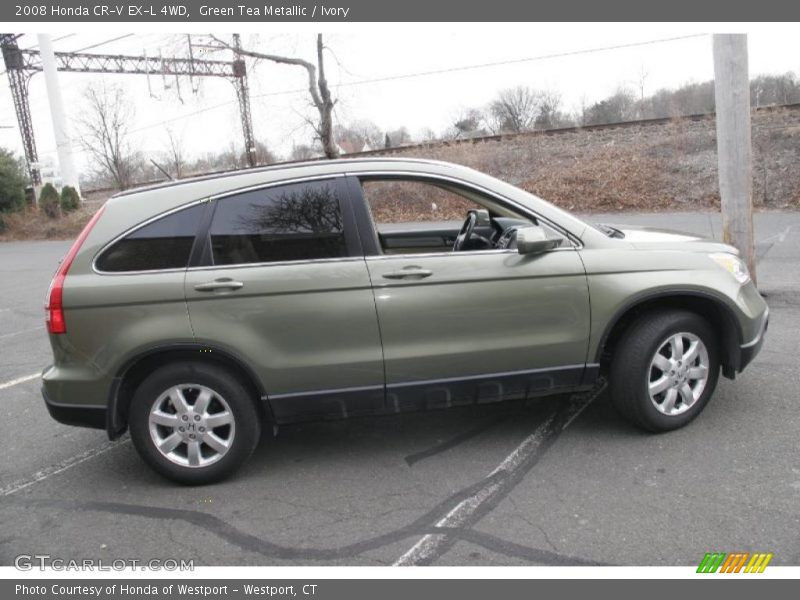 Green Tea Metallic / Ivory 2008 Honda CR-V EX-L 4WD