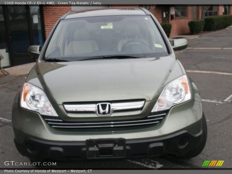 Green Tea Metallic / Ivory 2008 Honda CR-V EX-L 4WD