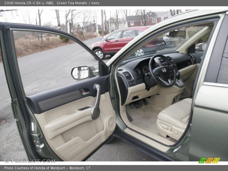 Green Tea Metallic / Ivory 2008 Honda CR-V EX-L 4WD