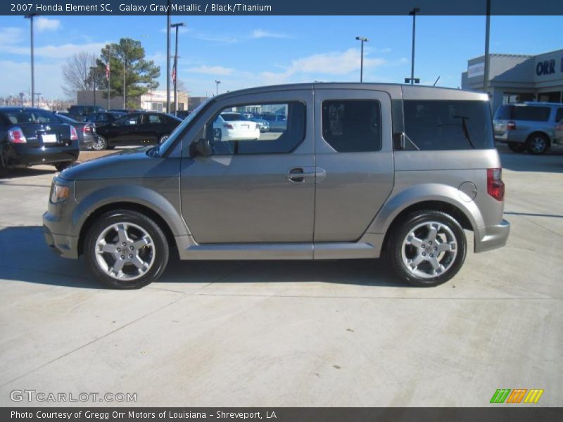 Galaxy Gray Metallic / Black/Titanium 2007 Honda Element SC