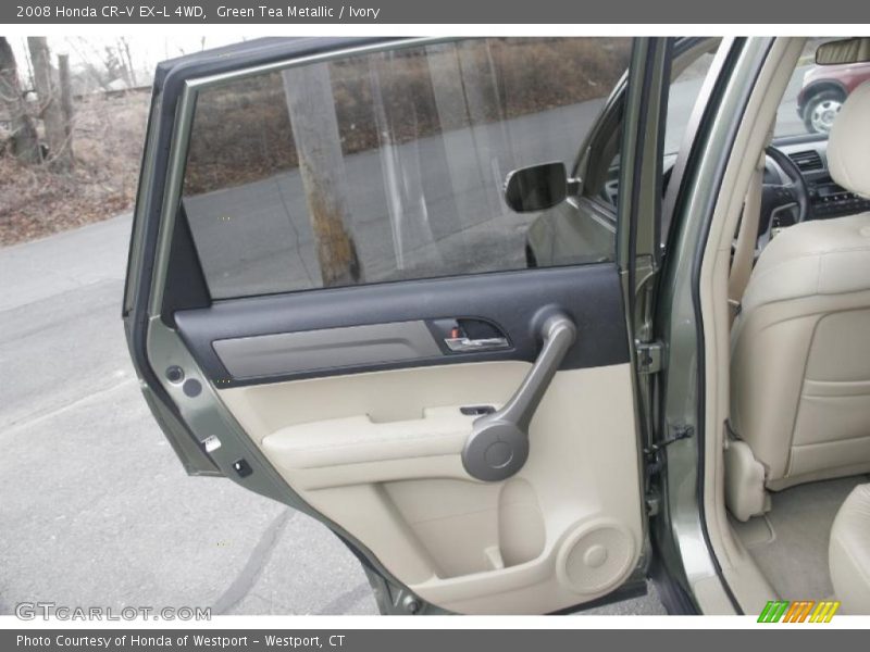Green Tea Metallic / Ivory 2008 Honda CR-V EX-L 4WD