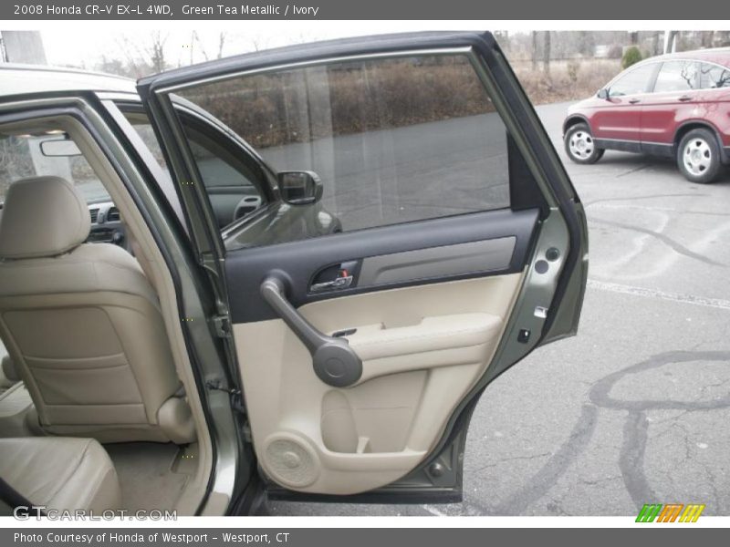 Green Tea Metallic / Ivory 2008 Honda CR-V EX-L 4WD
