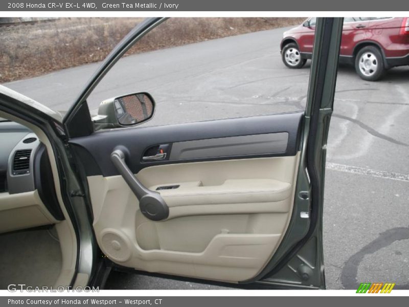 Green Tea Metallic / Ivory 2008 Honda CR-V EX-L 4WD