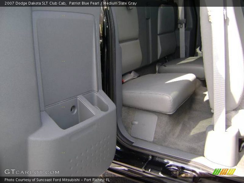 Patriot Blue Pearl / Medium Slate Gray 2007 Dodge Dakota SLT Club Cab