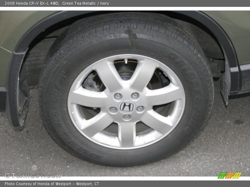 Green Tea Metallic / Ivory 2008 Honda CR-V EX-L 4WD