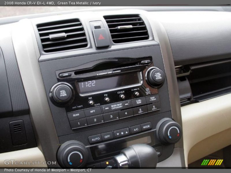 Green Tea Metallic / Ivory 2008 Honda CR-V EX-L 4WD