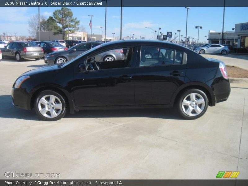 Super Black / Charcoal/Steel 2008 Nissan Sentra 2.0