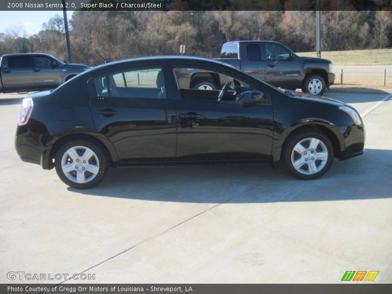 Super Black / Charcoal/Steel 2008 Nissan Sentra 2.0