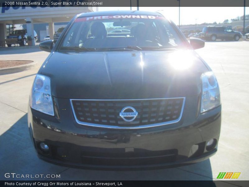 Super Black / Charcoal/Steel 2008 Nissan Sentra 2.0