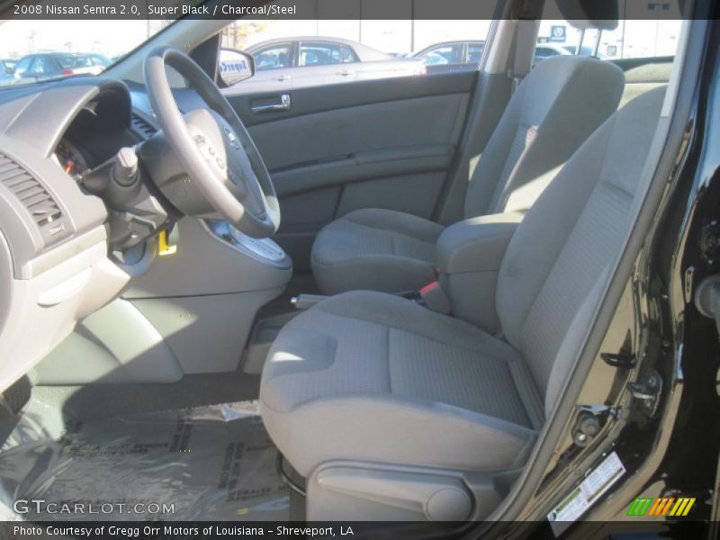 Super Black / Charcoal/Steel 2008 Nissan Sentra 2.0