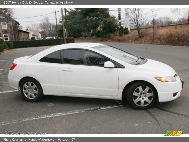 Taffeta White / Ivory 2007 Honda Civic LX Coupe