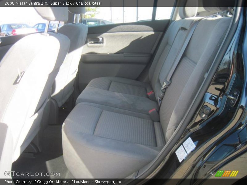 Super Black / Charcoal/Steel 2008 Nissan Sentra 2.0