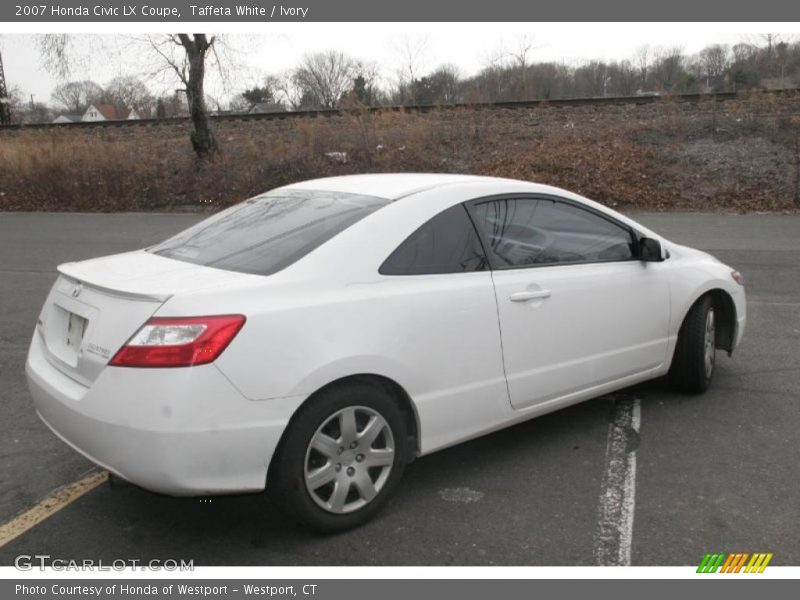 Taffeta White / Ivory 2007 Honda Civic LX Coupe