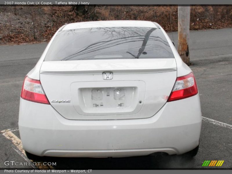 Taffeta White / Ivory 2007 Honda Civic LX Coupe