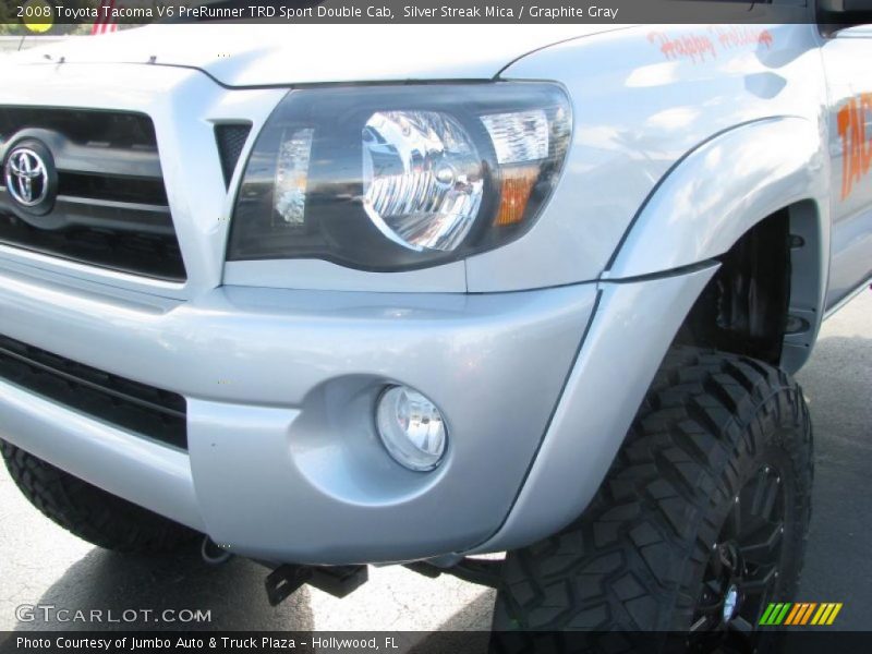 Silver Streak Mica / Graphite Gray 2008 Toyota Tacoma V6 PreRunner TRD Sport Double Cab
