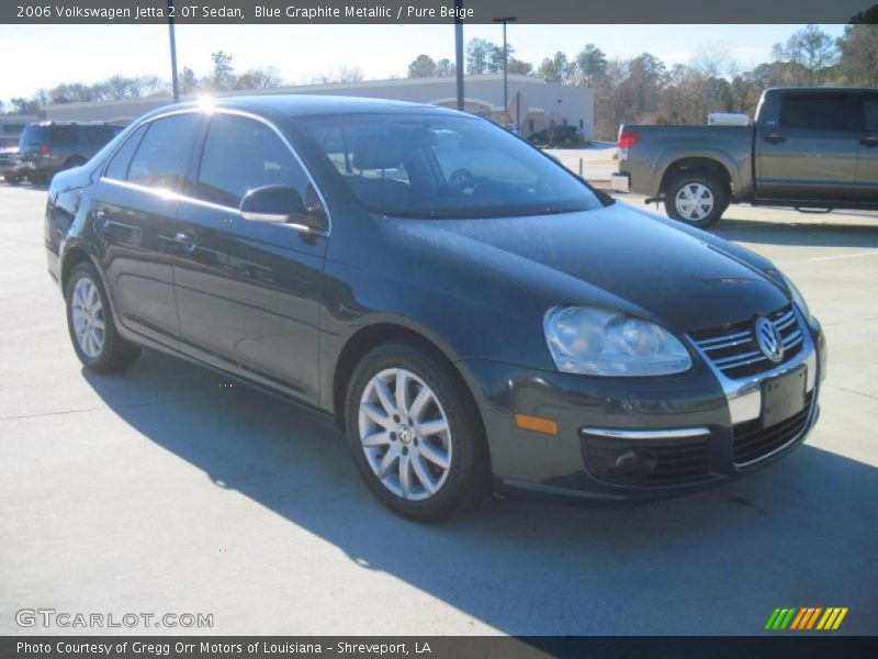 Blue Graphite Metallic / Pure Beige 2006 Volkswagen Jetta 2.0T Sedan