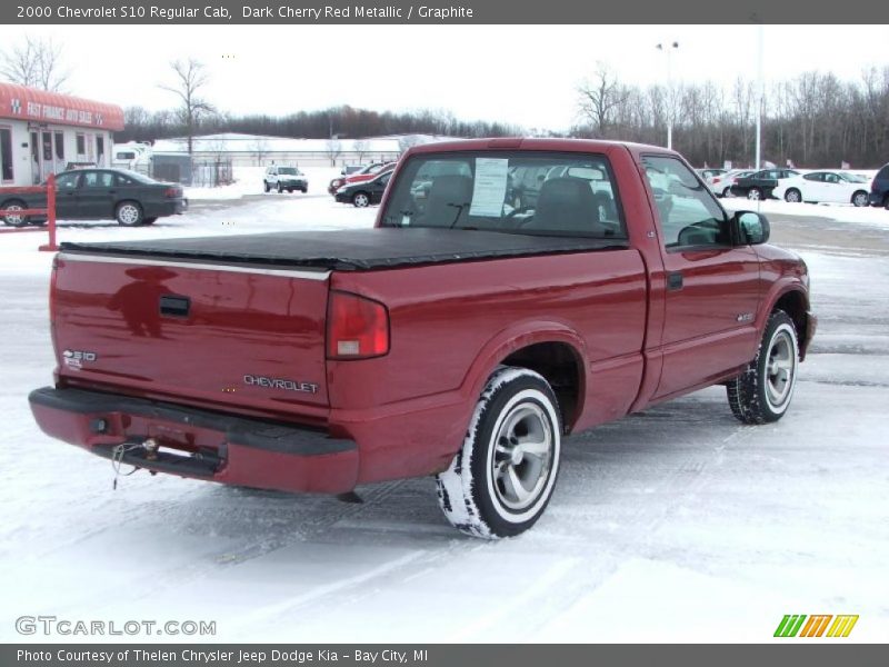 Dark Cherry Red Metallic / Graphite 2000 Chevrolet S10 Regular Cab