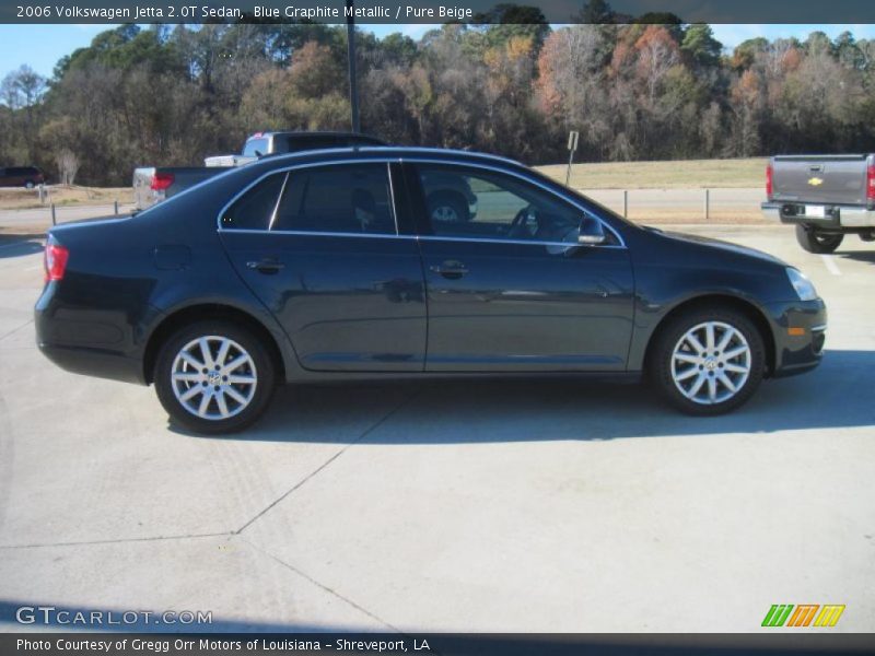 Blue Graphite Metallic / Pure Beige 2006 Volkswagen Jetta 2.0T Sedan