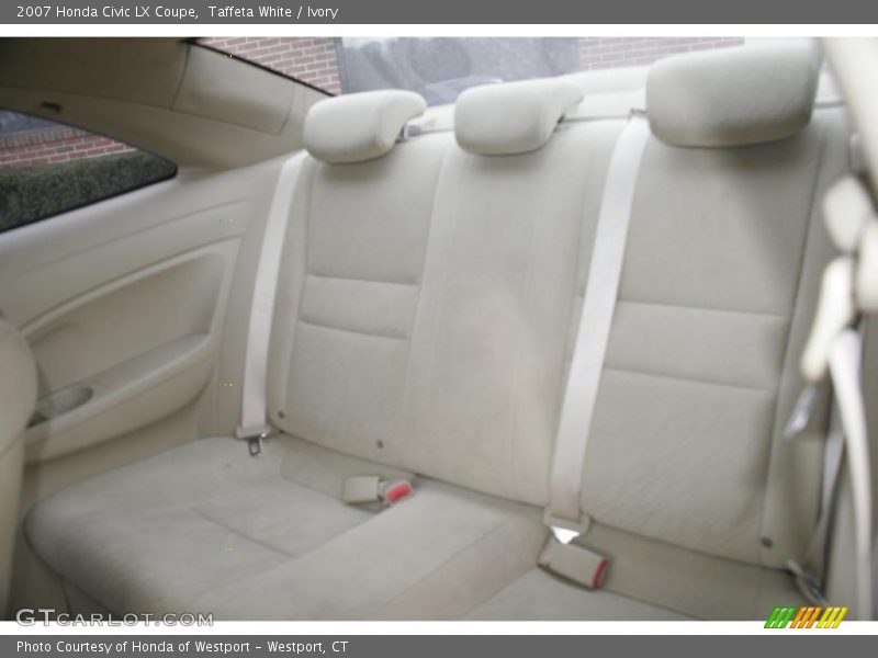 Taffeta White / Ivory 2007 Honda Civic LX Coupe