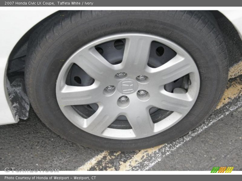 Taffeta White / Ivory 2007 Honda Civic LX Coupe