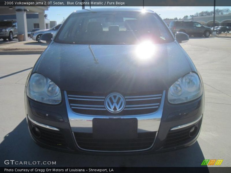 Blue Graphite Metallic / Pure Beige 2006 Volkswagen Jetta 2.0T Sedan