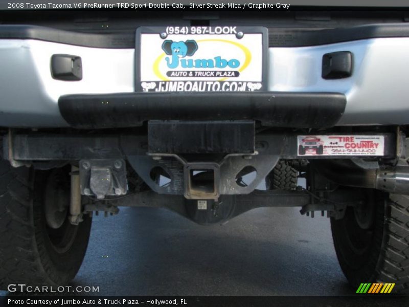 Silver Streak Mica / Graphite Gray 2008 Toyota Tacoma V6 PreRunner TRD Sport Double Cab