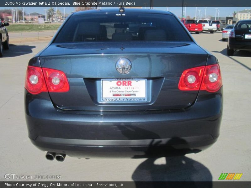 Blue Graphite Metallic / Pure Beige 2006 Volkswagen Jetta 2.0T Sedan