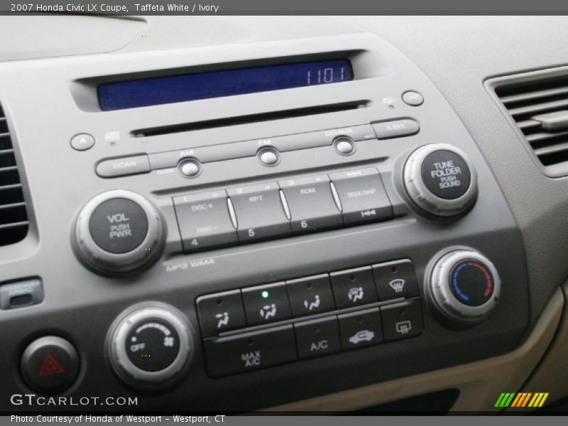 Taffeta White / Ivory 2007 Honda Civic LX Coupe