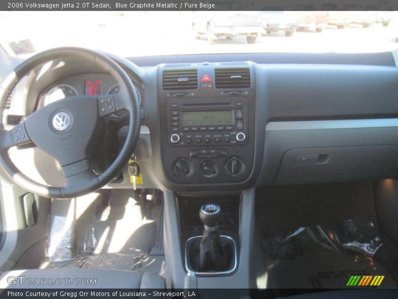 Blue Graphite Metallic / Pure Beige 2006 Volkswagen Jetta 2.0T Sedan