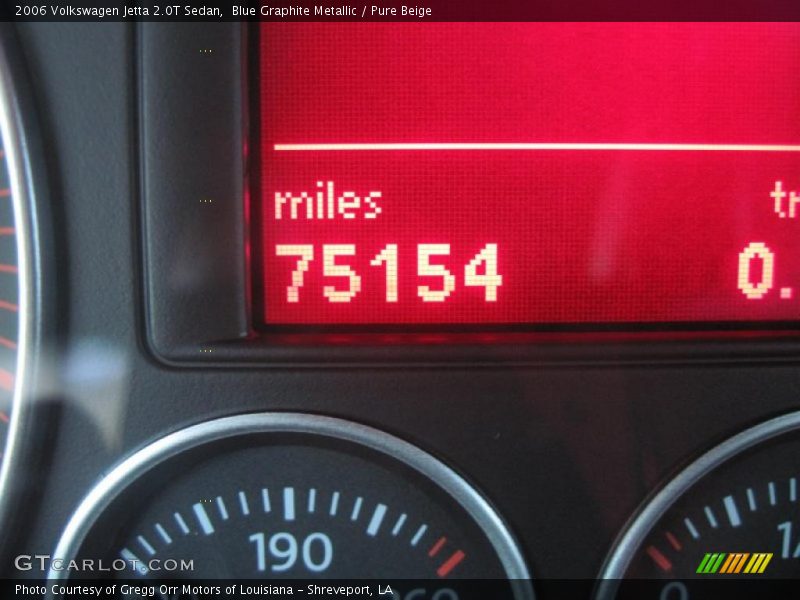 Blue Graphite Metallic / Pure Beige 2006 Volkswagen Jetta 2.0T Sedan