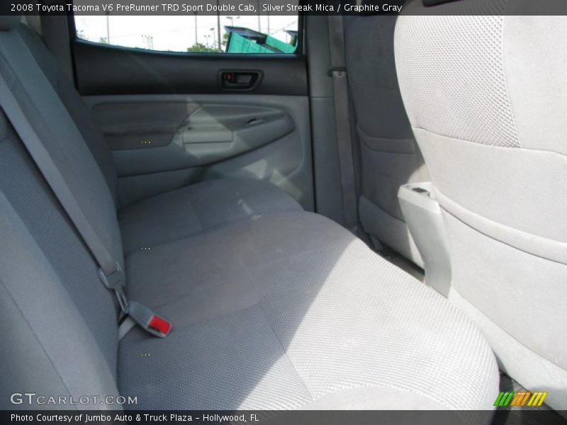 Silver Streak Mica / Graphite Gray 2008 Toyota Tacoma V6 PreRunner TRD Sport Double Cab