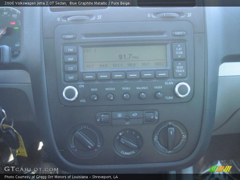 Blue Graphite Metallic / Pure Beige 2006 Volkswagen Jetta 2.0T Sedan