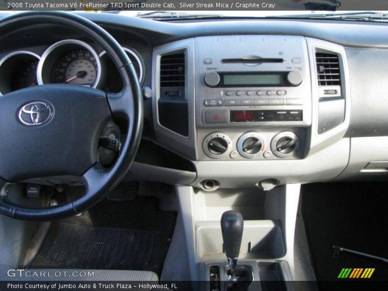 Silver Streak Mica / Graphite Gray 2008 Toyota Tacoma V6 PreRunner TRD Sport Double Cab
