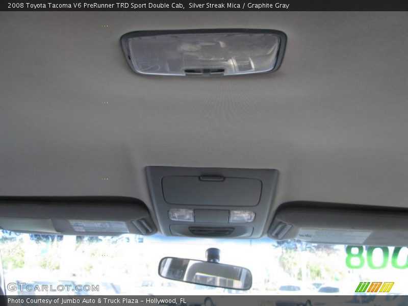 Silver Streak Mica / Graphite Gray 2008 Toyota Tacoma V6 PreRunner TRD Sport Double Cab