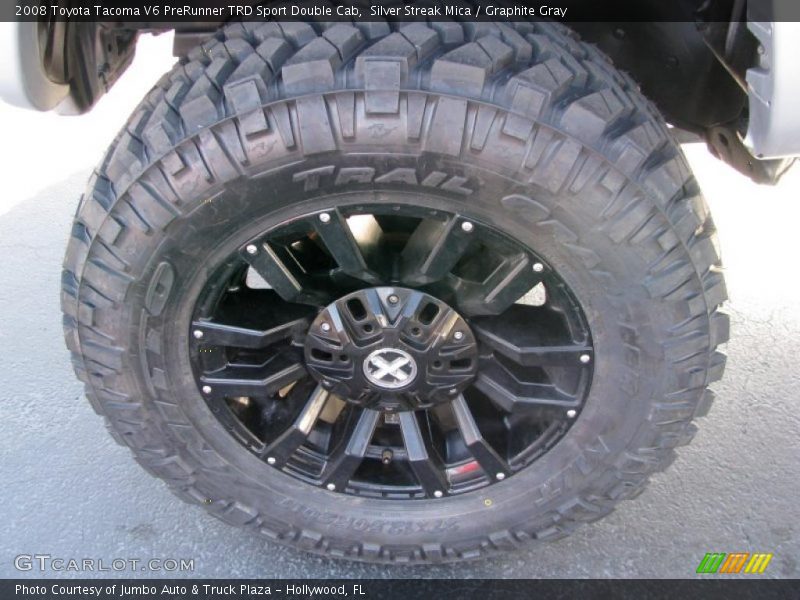 Silver Streak Mica / Graphite Gray 2008 Toyota Tacoma V6 PreRunner TRD Sport Double Cab