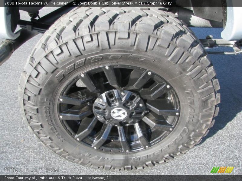 Silver Streak Mica / Graphite Gray 2008 Toyota Tacoma V6 PreRunner TRD Sport Double Cab