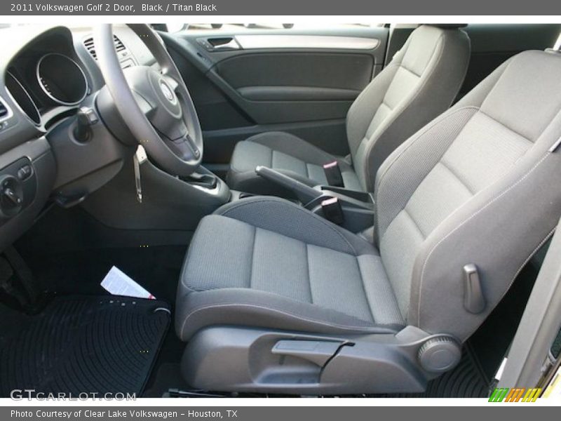  2011 Golf 2 Door Titan Black Interior