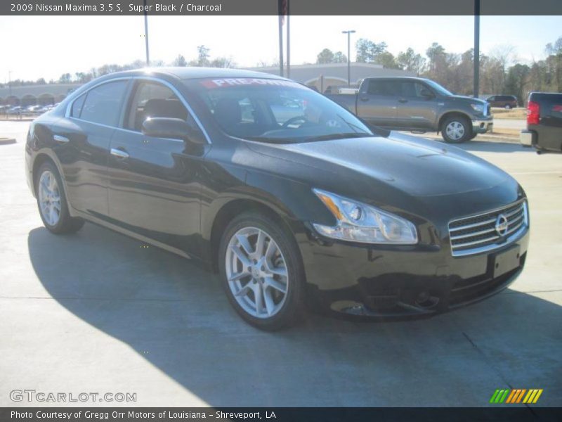 Super Black / Charcoal 2009 Nissan Maxima 3.5 S