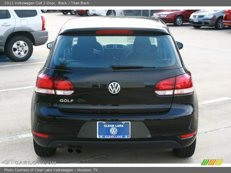 Black / Titan Black 2011 Volkswagen Golf 2 Door