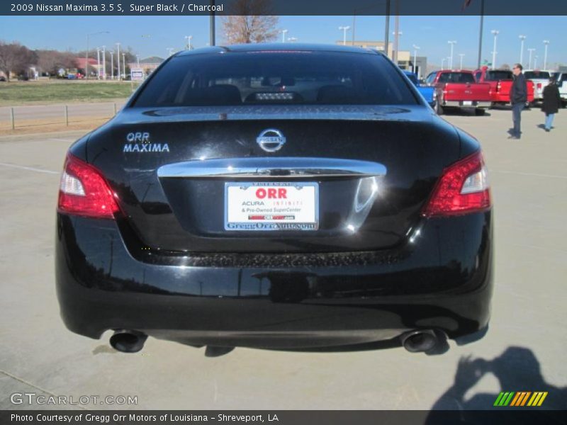Super Black / Charcoal 2009 Nissan Maxima 3.5 S