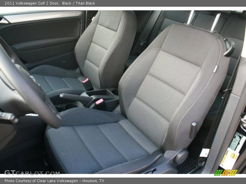  2011 Golf 2 Door Titan Black Interior