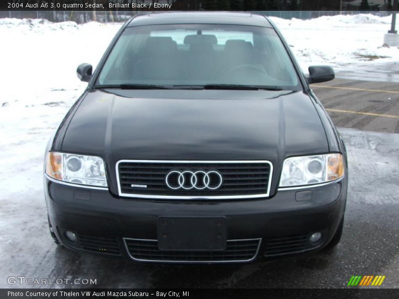 Brilliant Black / Ebony 2004 Audi A6 3.0 quattro Sedan