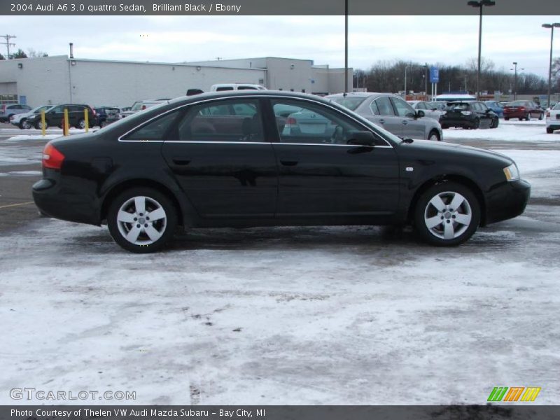 Brilliant Black / Ebony 2004 Audi A6 3.0 quattro Sedan